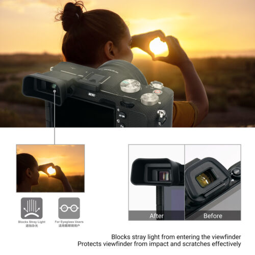 Extend Camera Eyecup Eyepiece Viewfinder Eye Cup for Sony A7C Alpha 7C ILCE-7C - Picture 5 of 12