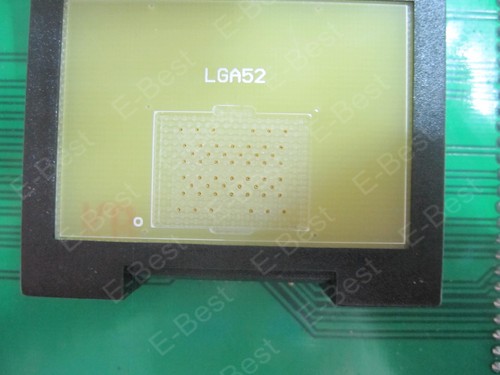 U165219 LGA52P Socket Adapter For UP818P UP-818P UP828P UP-828P Programmer - Picture 3 of 4