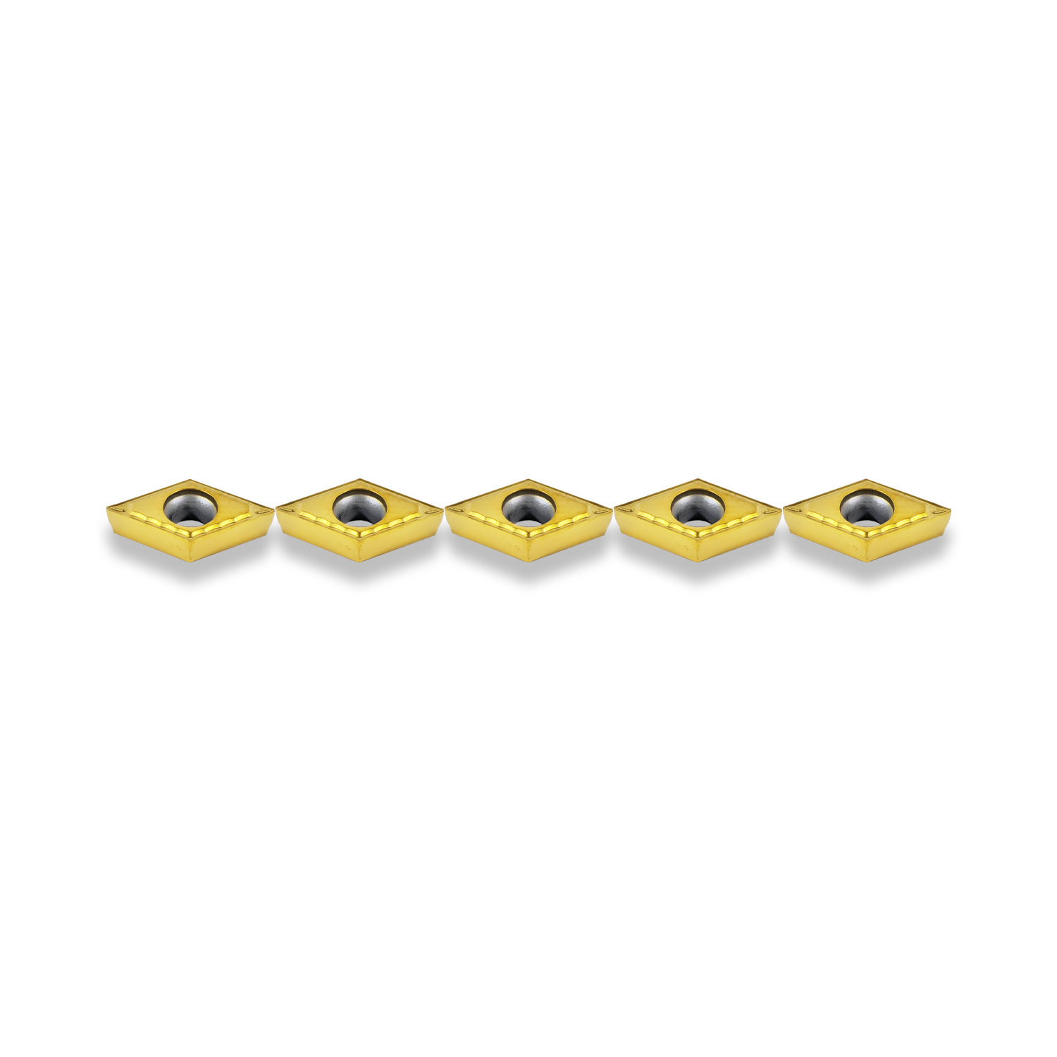 DCMT11 CARBIDE INSERTS X 5 DCMT 11 INDEXABLE INSERTS RDGTOOLS