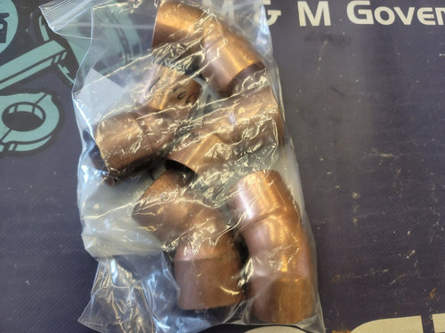 NIBCO 1-1/4"  Copper 45 Degree Elbow New Old Stock