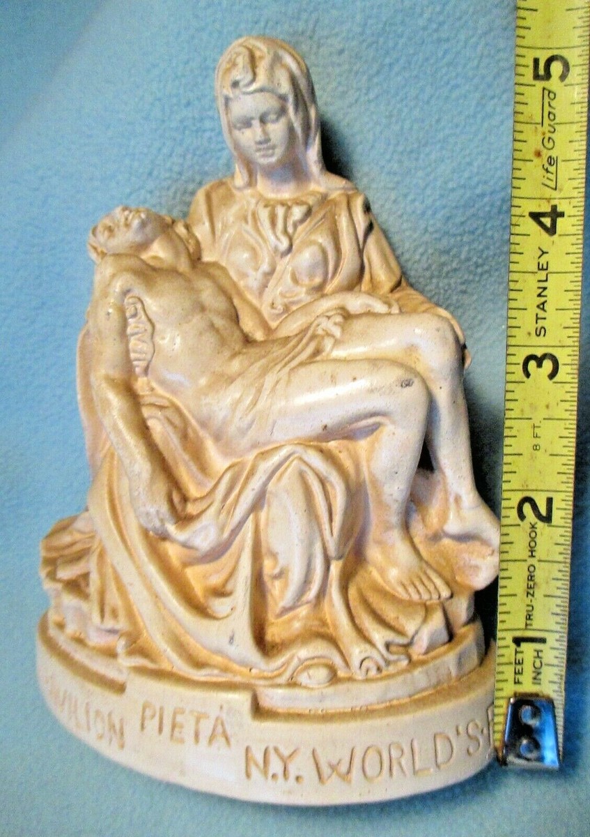 PIETA FIGURE Vatican Pavilion NY World's Fair mid century 1964-65