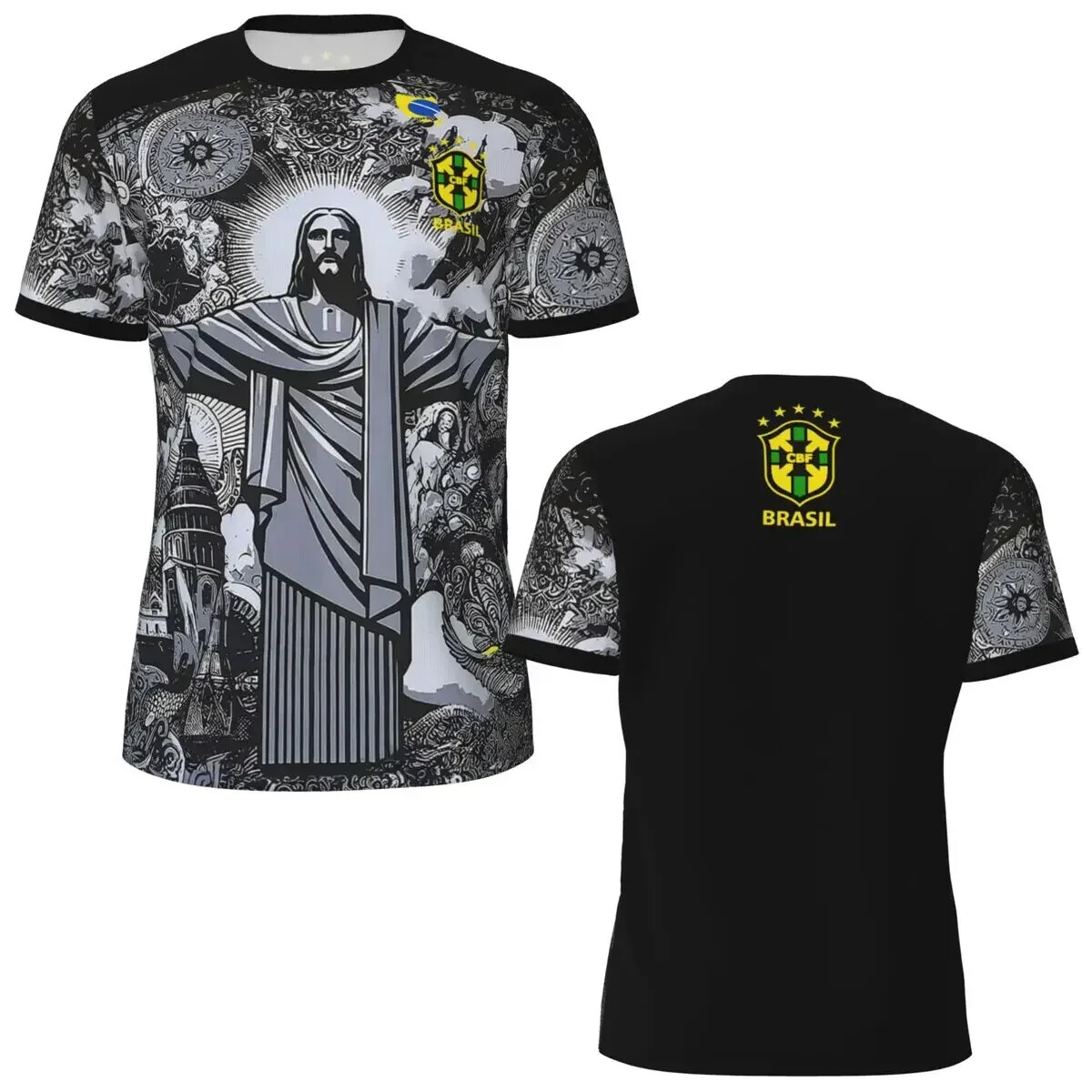 Football Training Shirt Special Edition Brazilian Jesus
