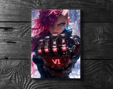 Vi Arcane League Of Legends Poster Print - No Frame
