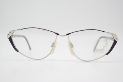 Vintage Glasses MONDI 5317 Purple Silver Oval Eyeglass Frame