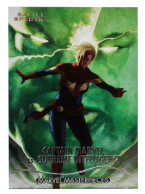 2020 Upper Deck Masterpieces Captain Marvel Vs Supreme Battle Spectra Card BS-5