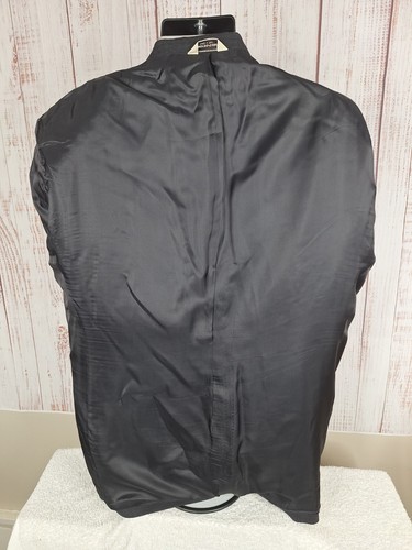Pronto Uomo Jacket Blazer Mens 52R Dark Gray Wool Made in Italy - Picture 11 of 11