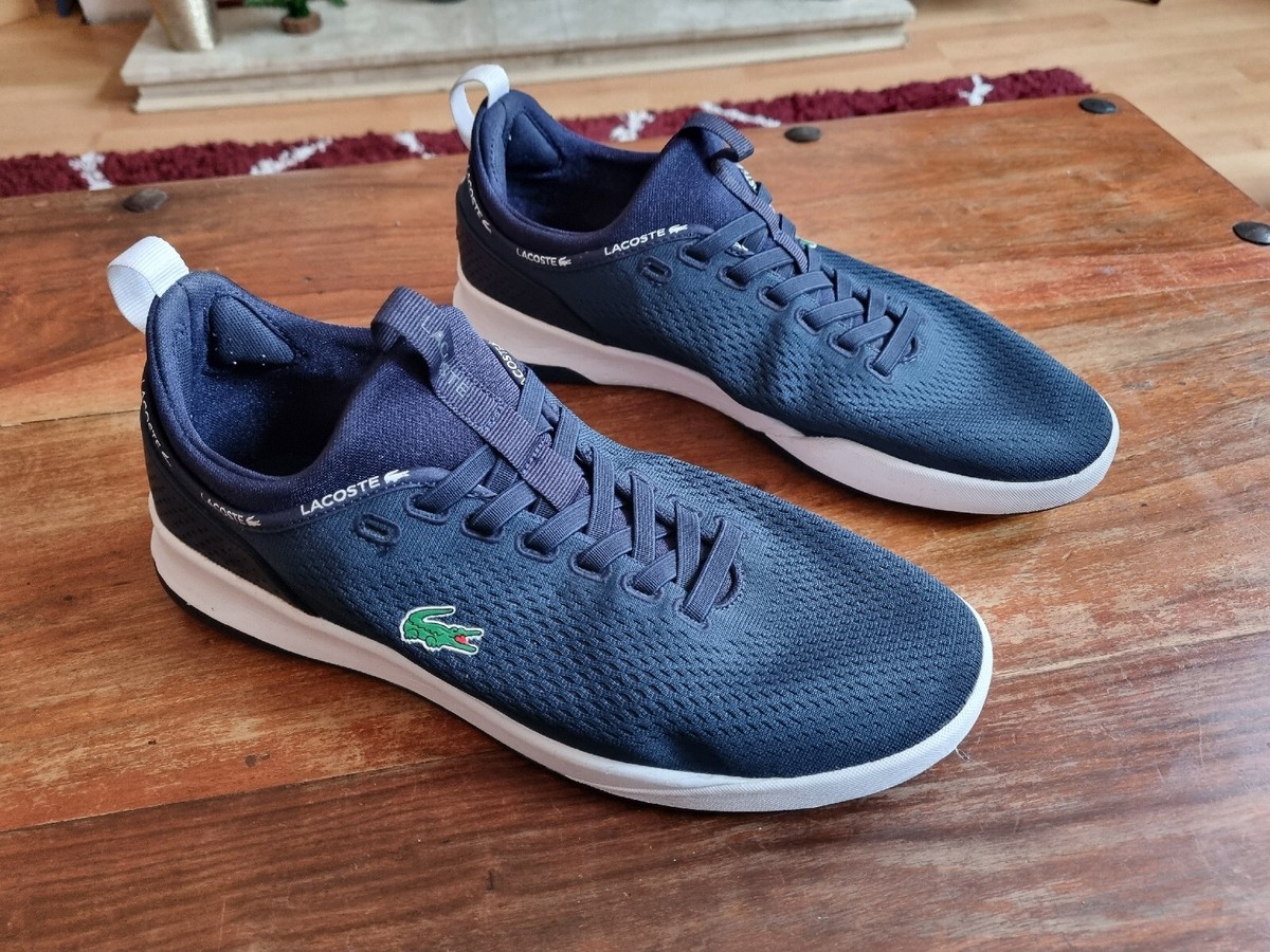 NWT Lacoste Men\'s LT Spirit 2.0 Performance Sneakers Navy Blue Size 12 Men main image 3