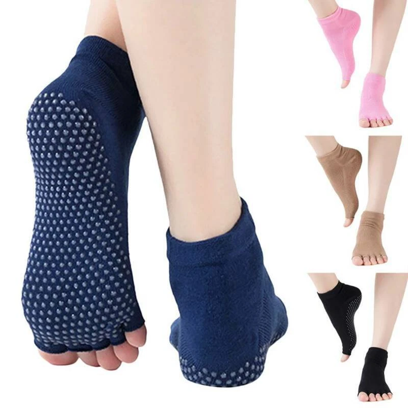 Toeless pilates shop socks