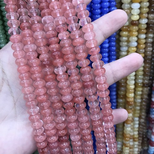 5x8mm Abacus Lapis Lazuli/Labradorite/Jade/Crystal Gems Rondelle Loose Beads 15" - Picture 73 of 73