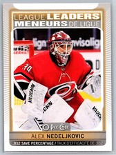 2021-22 O-Pee-Chee Alex Nedeljkovic League Leaders Hurricanes #587
