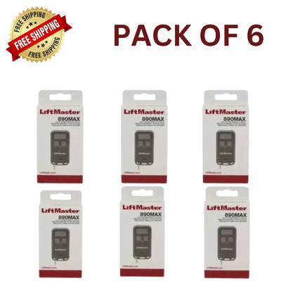 LiftMaster 890MAX Mini Key Chain Garage Door Opener (pack of 6)