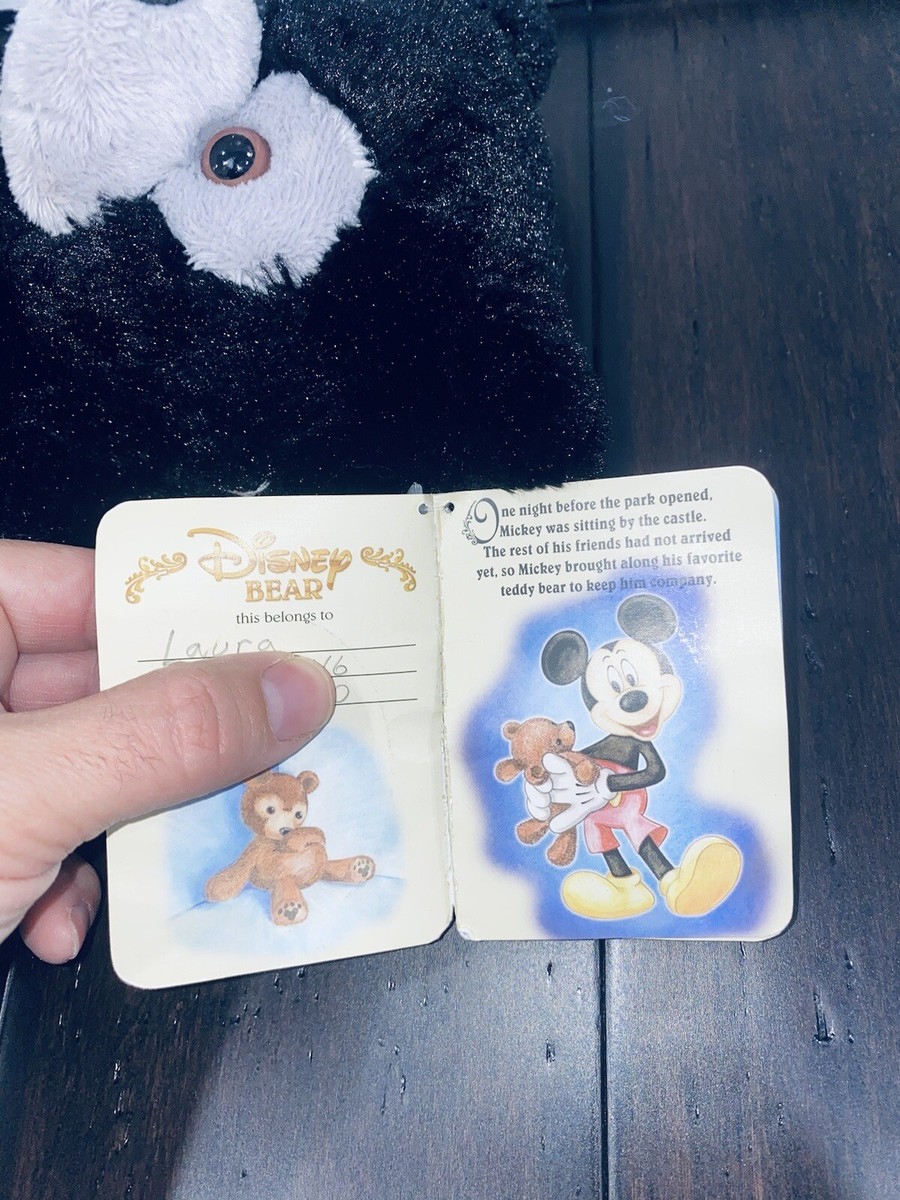 Disney World HIDDEN MICKEY PRE DUFFY Hannah Montana Black BEAR