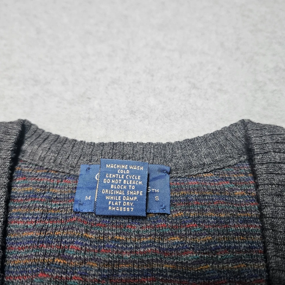 Cambridge Classics Mervyns Hombres Grande Mezcla de Lana Suéter Chaleco Multicolor ITALIA Foto 3 de 4