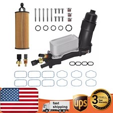 Carcasa de filtro enfriador de aceite del motor 68105583AF para Dodge Chrysler Jeep 2011-16 3,6 L