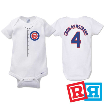 Pete Crow-Armstrong Chicago Cubs Baseball Gerber Baby Onesie  Cotton Bodysuit