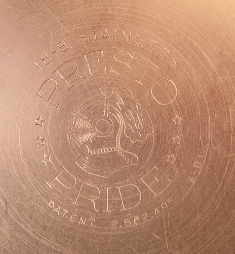 Vtg PRESTO PRIDE 2.5 Qt STOCKPOT &LID 18-8 Stainless Steel Copper Bottom SKILLET - Picture 8 of 10