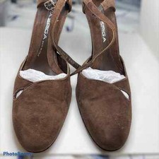 Via Spiga Ankle Strap Leather Pumps Brown