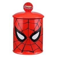 Vandor 26041 Limited Edition Spider-man Ceramic Cookie Jar, Black/red, New, Free Vandor 26041 Limited Edition Spider-man Ceramic Cookie Jar, Black/red, New, Free