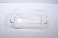 Vintage PYREX Ovenware Clear #213 Bread Loaf Pan Baking Dish 8 1/2"x 4 1/2"