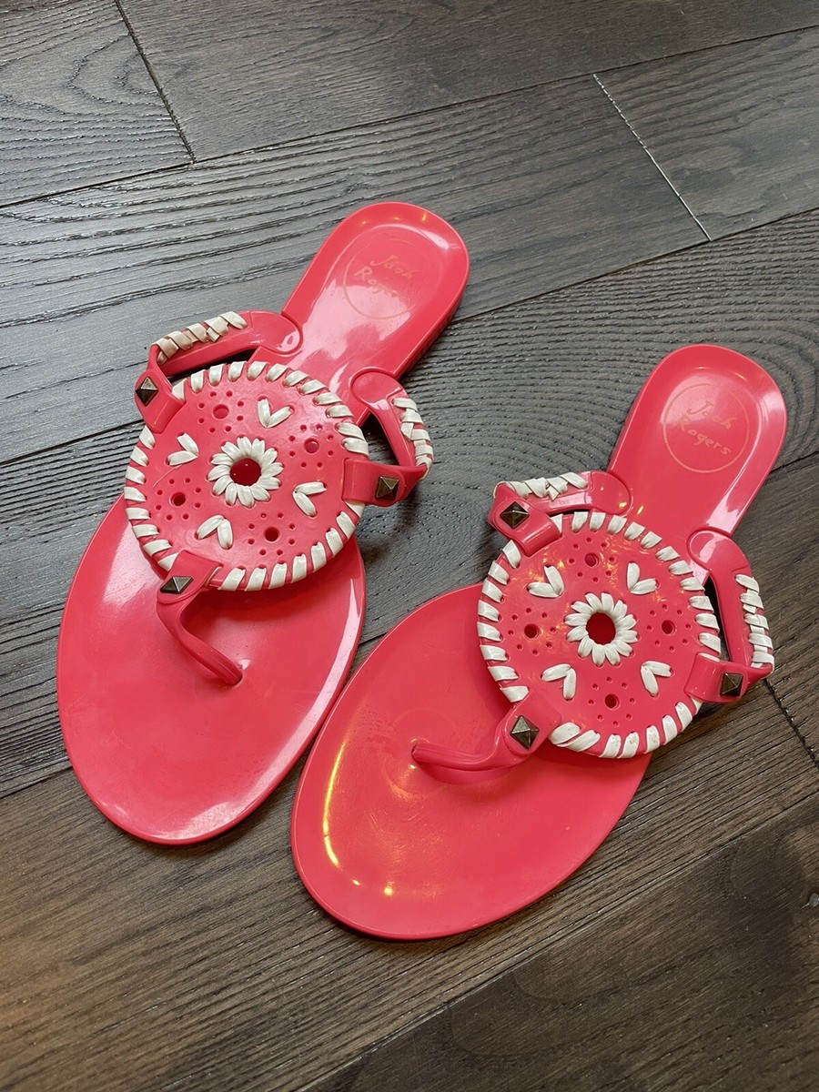 Jack Rogers Women's Georgica Jelly sandals flip Size