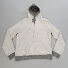 Hollister Sweater Girls Medium White Hoodie Pullover Casual Comfort Youth Kids