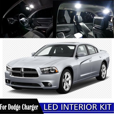 14x For 2015 2019 Dodge Charger Xenon White Interior Led Light Package Kit Ebay