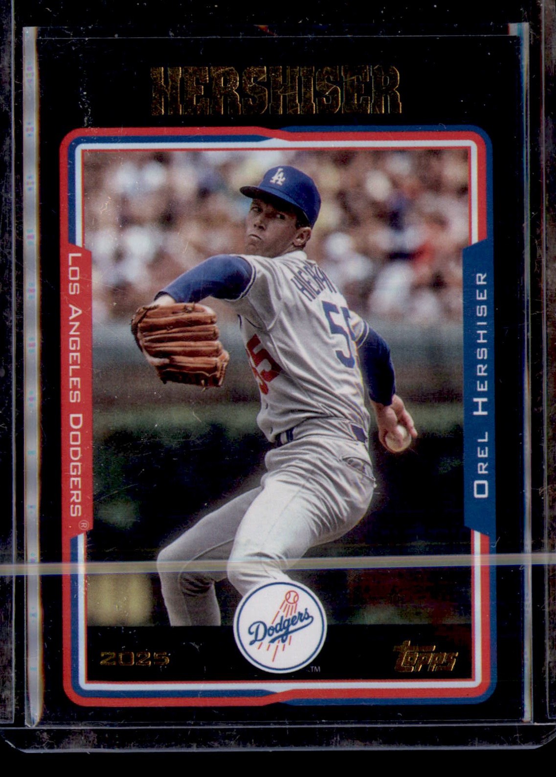 2025 Topps Archives #217 Orel Hershiser Black Foilboard