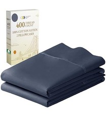 Standard Queen Size Pillowcase Set - Standard / Queen 12 - Indigo Dusty Blue
