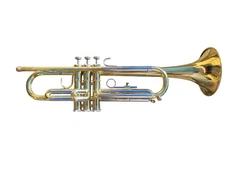 Olds Bb Trumpet Elkhardt Indiana Gold Brass with Mouthpiece and Hard MTS Case