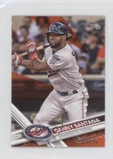 2017 Topps Mini Orange 7/25 Danny Santana #453 o1h