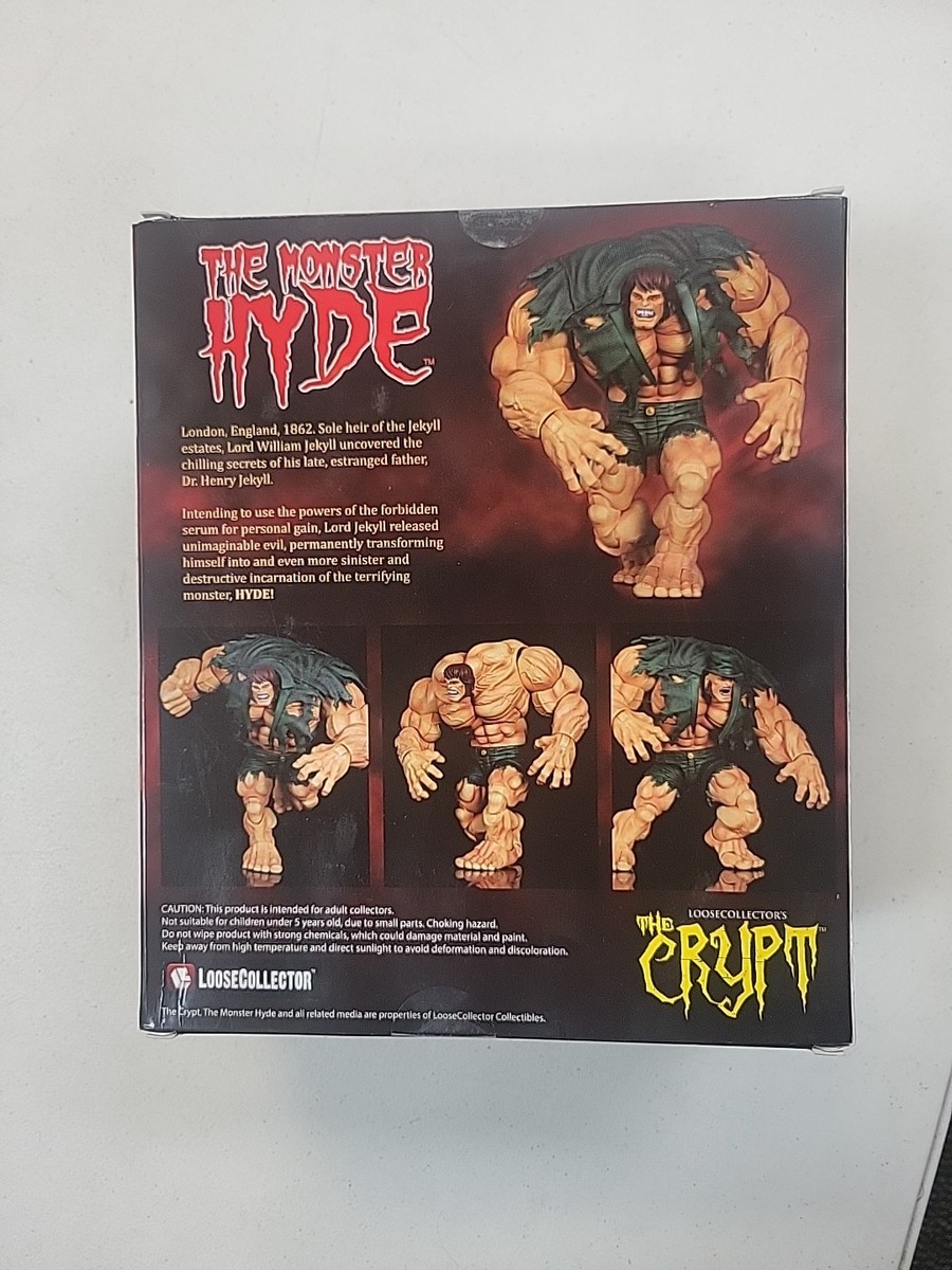 The Crypt The Monster Hyde Action Figure CROWDFUND RARE HORROR By