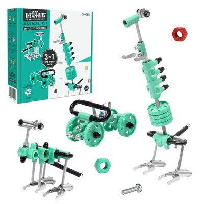 The Off Bits Erector Set: Animal Mini STEM Toys for 6+, Building Sets with Nu...