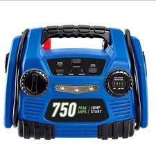 Brand New 750 Peak Amp Portable Car Battery Jump Starter Power Packfree Ship.