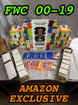 2026 Panini FIFA World Cup Stickers - PICK STICKERS - #00 - #FWC19
