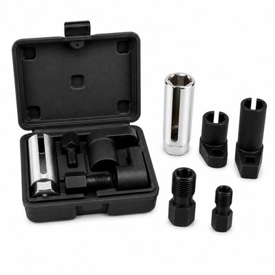 Autojack 5tlg Lambdasonde Steckschlüsselsatz 22mm 7/8 Vakuumschalter Gewinde Chaser
