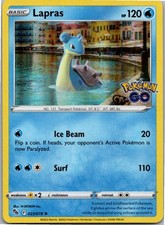 Lapras Holo Rare Pokemon GO 023/078 NM Holo