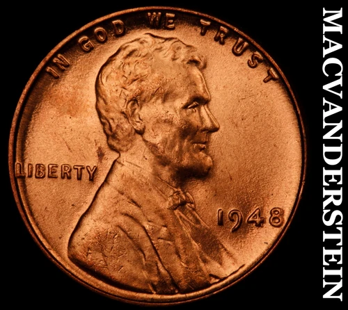 1948 Lincoln Wheat Cent-Choice Gem BU Lustrous No Reserve #i4438