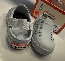 Hunter Toddler's Size: 6 Jaime Slip-On Slingback Sneaker Sandals Light Gray NIB
