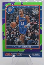 2024-25 Haunted Hoops - Aaron Wiggins #168 Slime