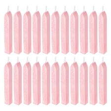 Wax Seal Sticks, 22pcs Sealing Wax Sticks Sealer for Stamp Seals, Pink