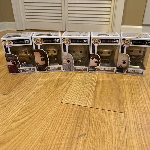 (Lot of 5) Funko Pop! Movies: Lord Of The Rings Vinyl Figures NEW! 🔥