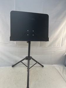 Cahaya Music Sheet Stand CYO19 W/ Metal Spring Arm Extensions - Black-