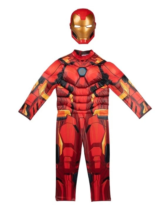 全新漫威钢铁侠万圣节服装 男孩 尺寸 S (6/7) Jazwares 出品 — 第 2/4 张图片