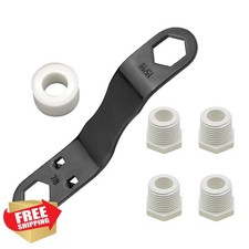 PuBaDuoParts RV Water Heater Drain Plug Kit 4PK 1/2" NPT