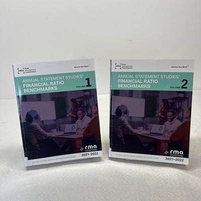 RMA Annual Statement Studies Financial Ratio Benchmarks 2021 - 2022 Set Of 2 PB
