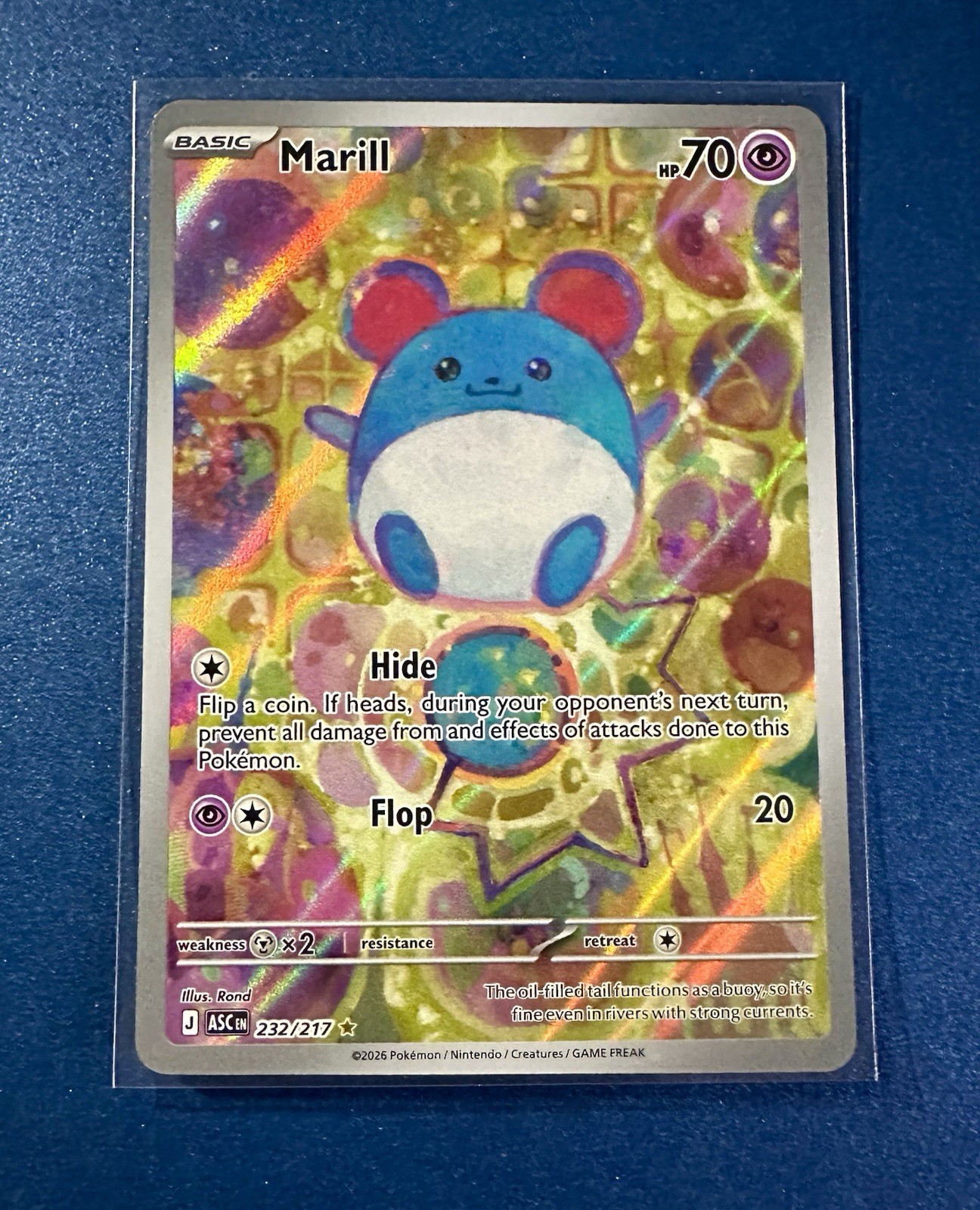 Marill Illustration Rare - Pokemon Ascended Heroes 232/217 NM