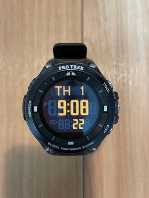 Casio Pro Trek Men's Black Smart Watch - WSD-F20 Working
