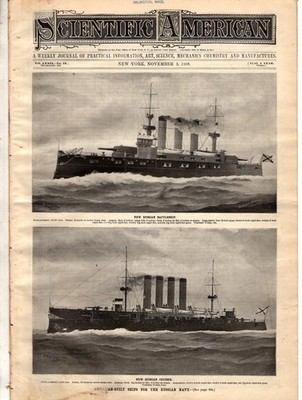 1898 Scientific American November 5 - Russian navy; Mount Tamalpais CA