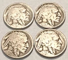 FOUR   (4) 1920 D  Buffalo Nickel s MIXED GRADES NO RESERVE  *J2053