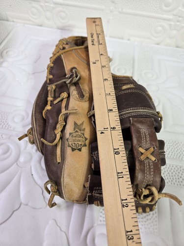 Vintage DIAMOND MASTER 2 Tone Right Hand Throw Baseball Glove Model 5375ACX - Picture 7 of 21